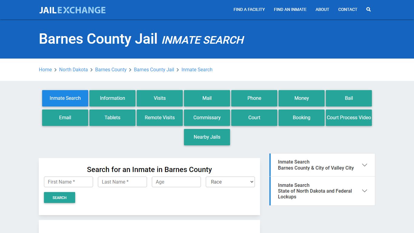 Barnes County Jail, ND Inmate Search: Roster & Mugshots